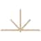 Ekena Millwork Kennewick Smooth Timber Gable Bracket, Douglas Fir, 96"W x 52"H x 3 1/2"D x 3 1/2"F, 13/12 Pitch GBW096X52X0404KEN00SDF - alternate 1